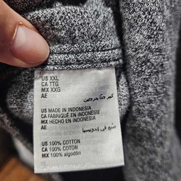 Sun + Stone Men's Grindle Regular-Fit Button-Down Flannel Shirt Size XXL - Picture 5 of 5